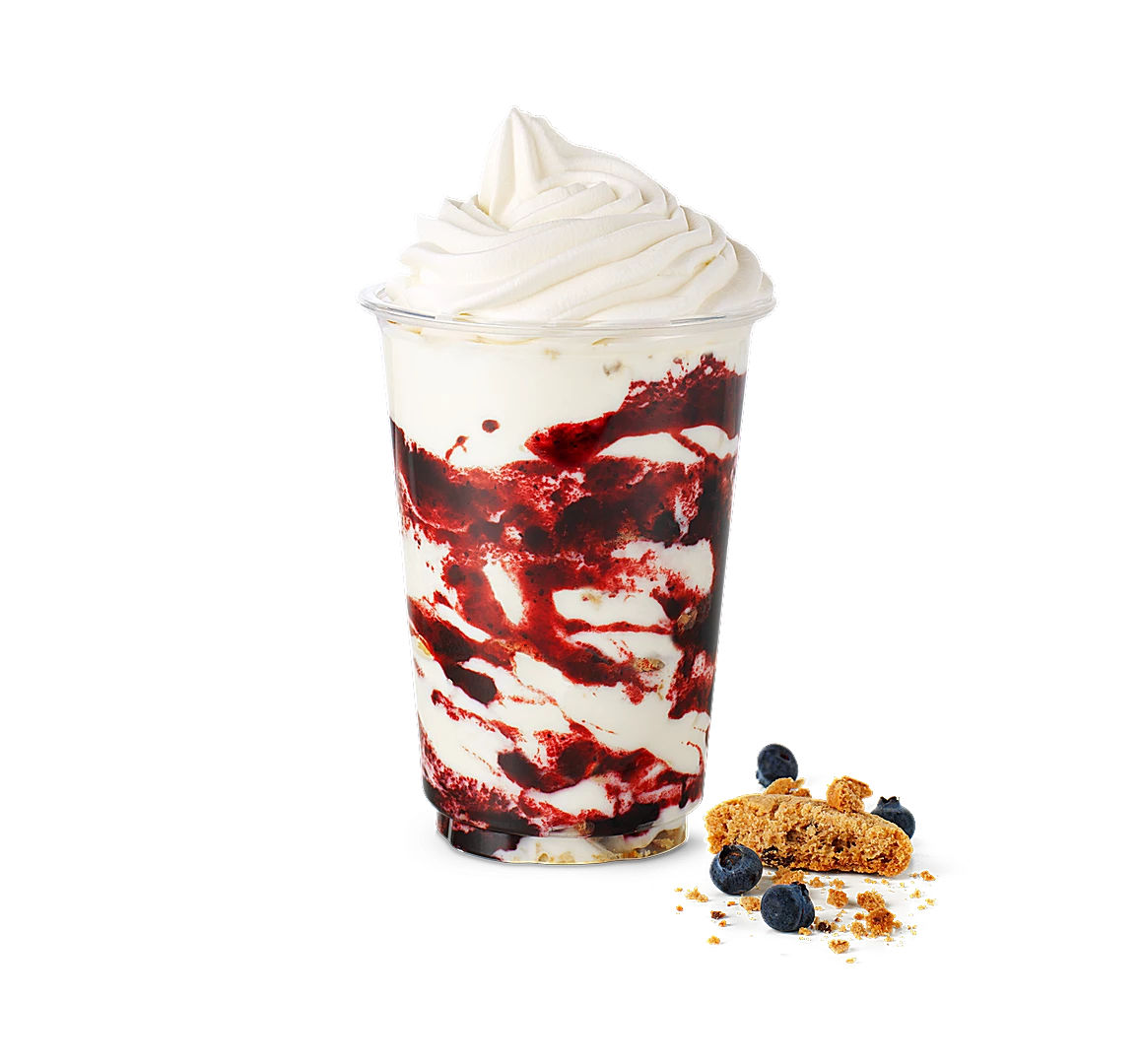 Lyxshake Crispy Blueberry Pie