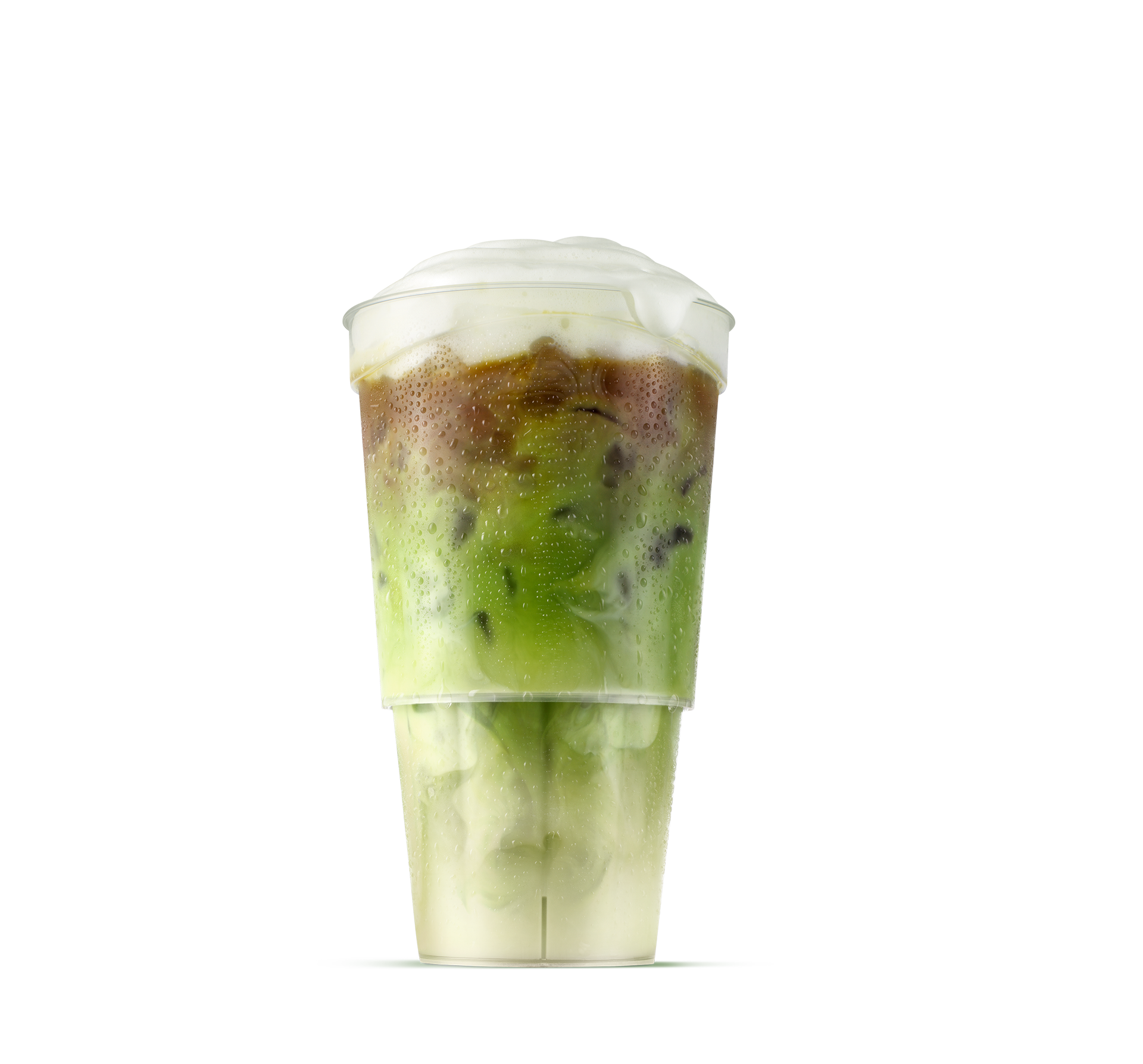 Iced Matcha Espresso & Vanilla Latte