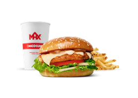 Grilled Chicken Burger-mål