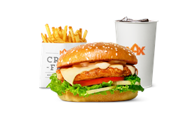 Grilled Chicken Burger-mål