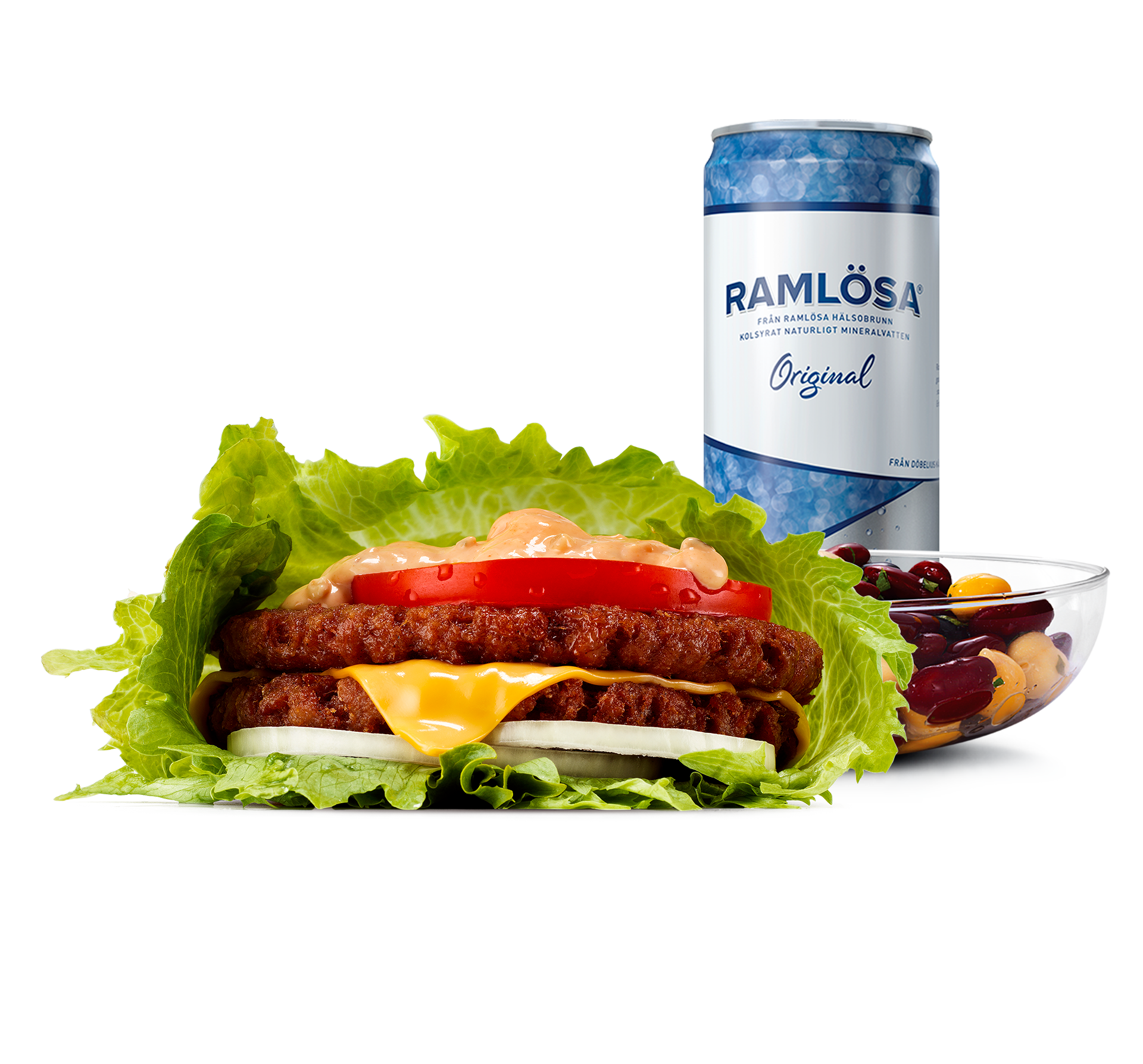 Salad Wrap Plant Beef-mål