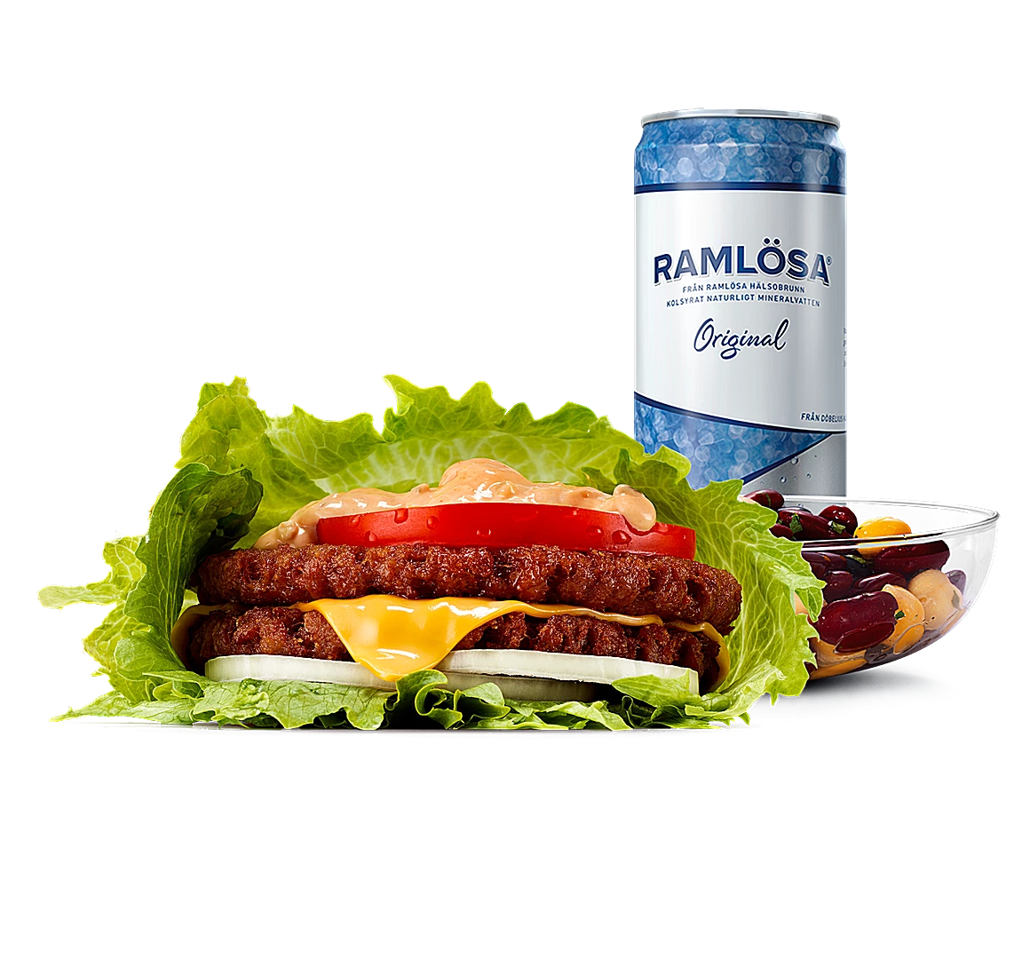 Salad Wrap Plant Beef-mål