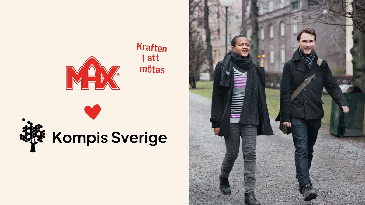 MAX samarbetar med Kompis Sverige