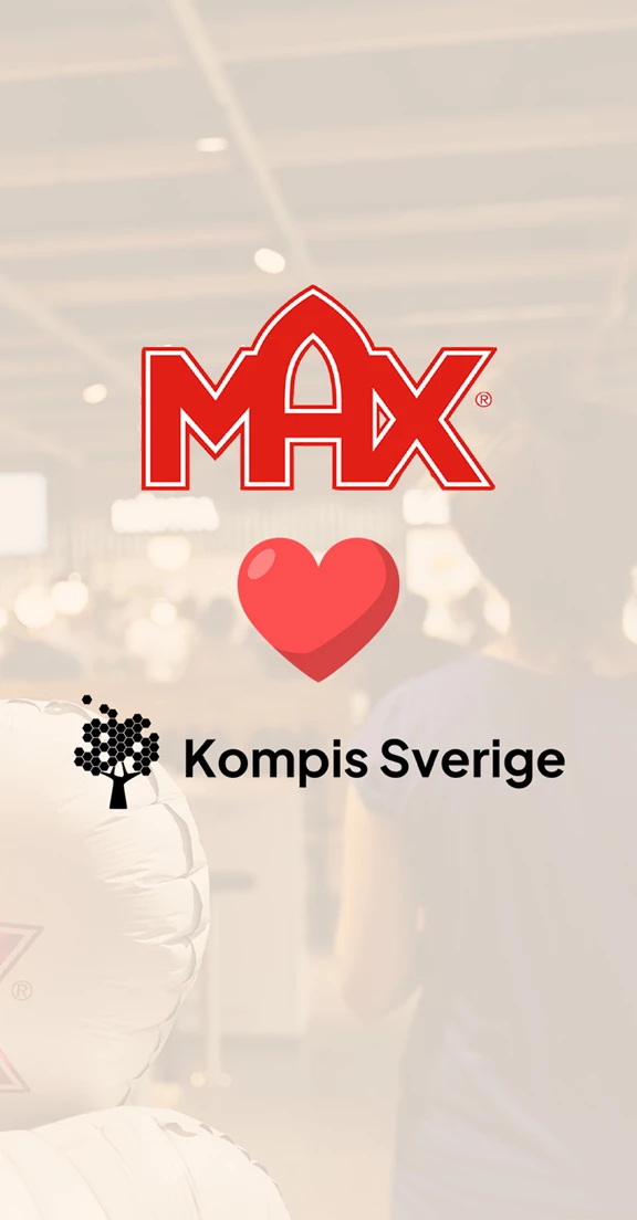 MAX samarbetar med Kompis Sverige