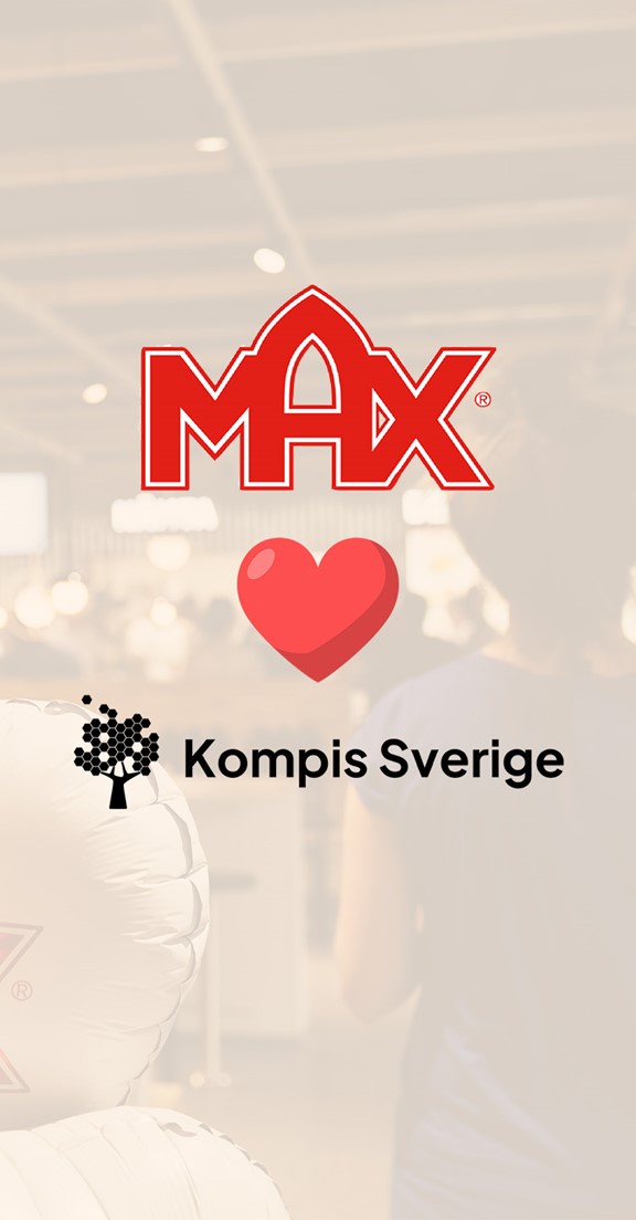 MAX samarbetar med Kompis Sverige