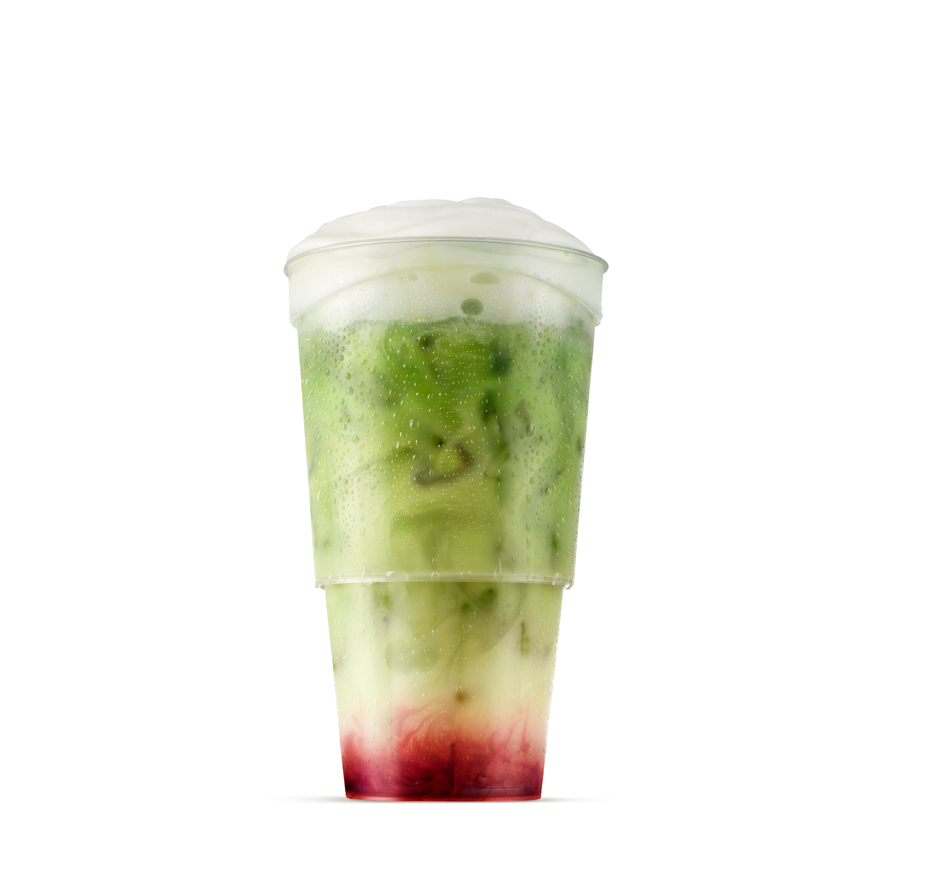 Iced Matcha Strawberry Latte
