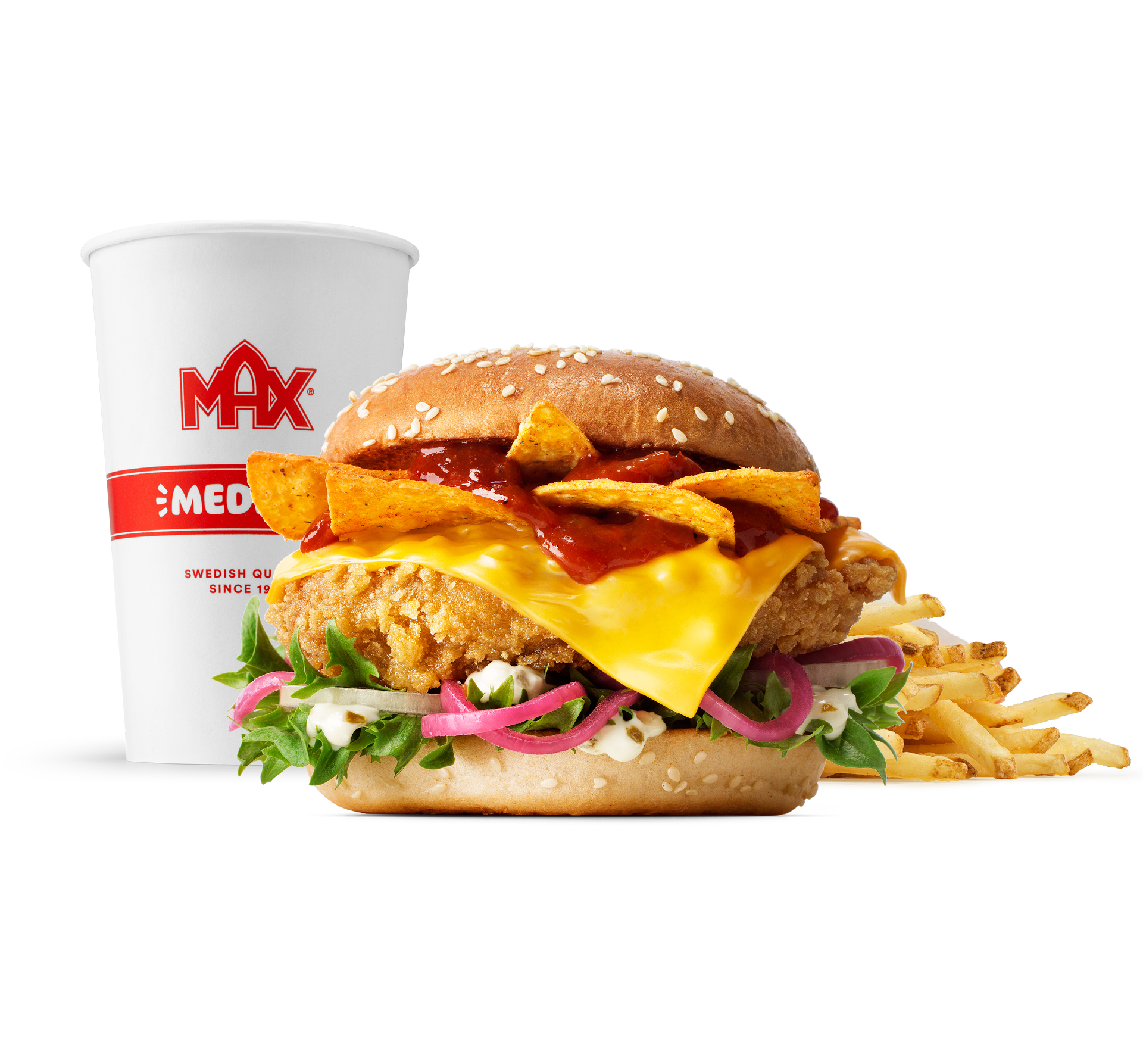 Crunchy Nacho Grand Chicken-mål
