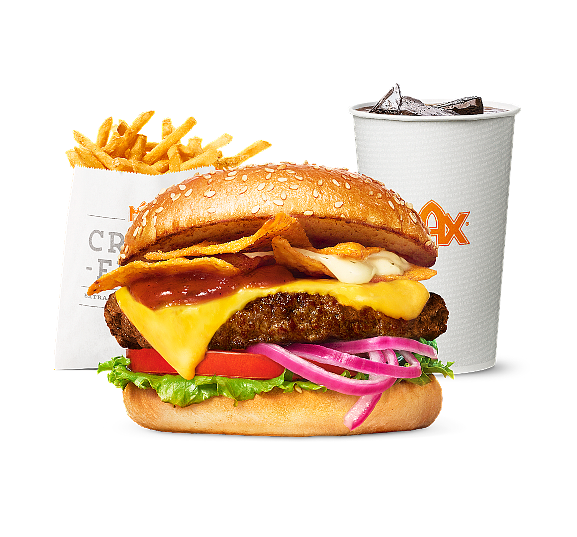 Crunchy Nacho Burger-mål