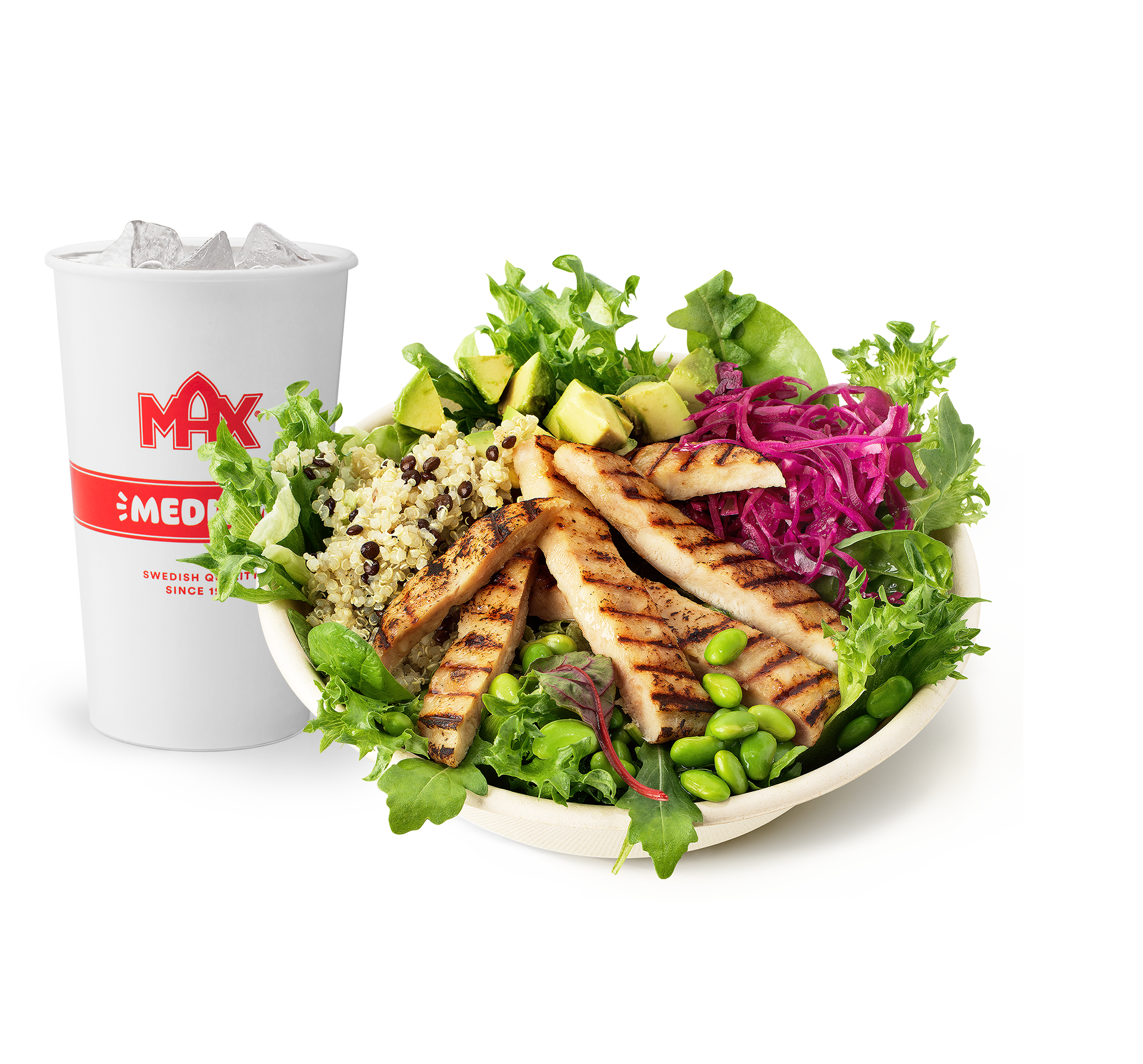 Grilled Chicken Salad Bowl-mål