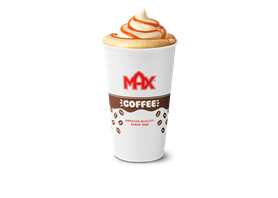 Iced cream caramel latte