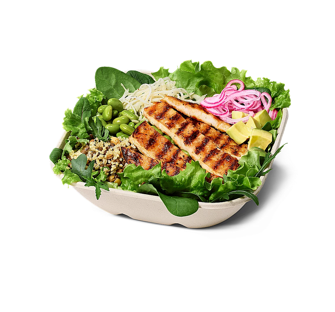 Grilled Chicken Sesame Ginger Salad Bowl