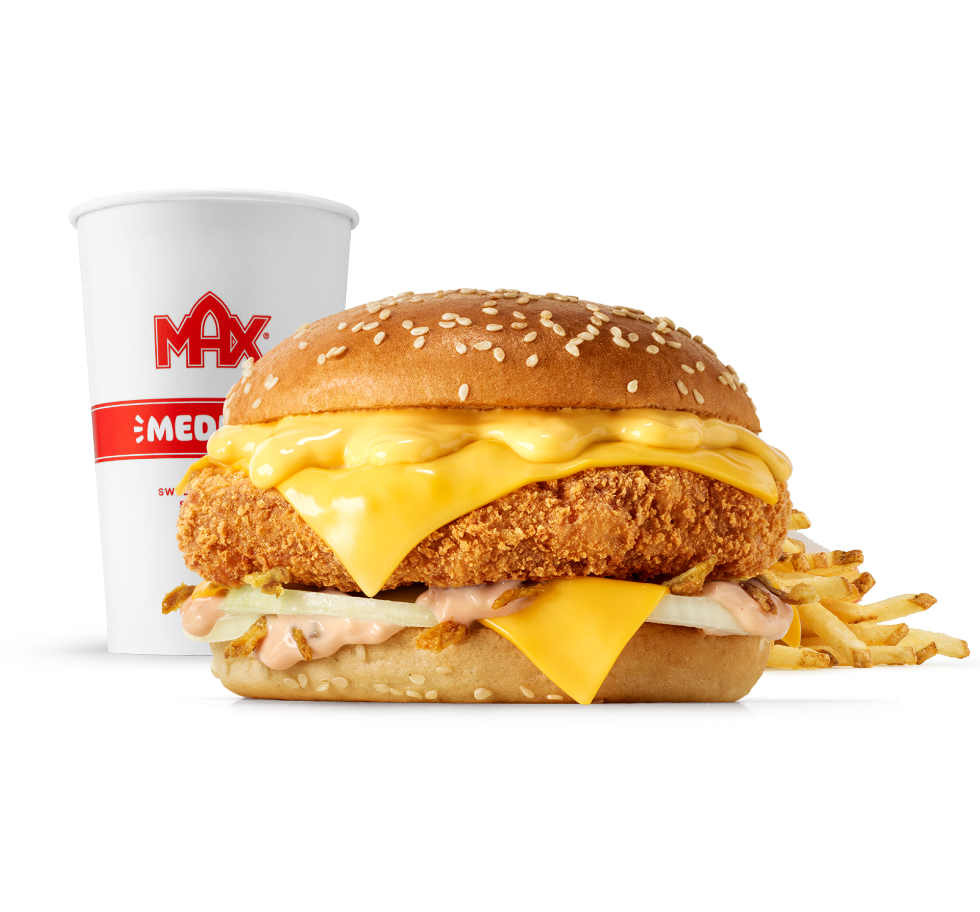 Cheddar Melt Crispy Supreme-mål