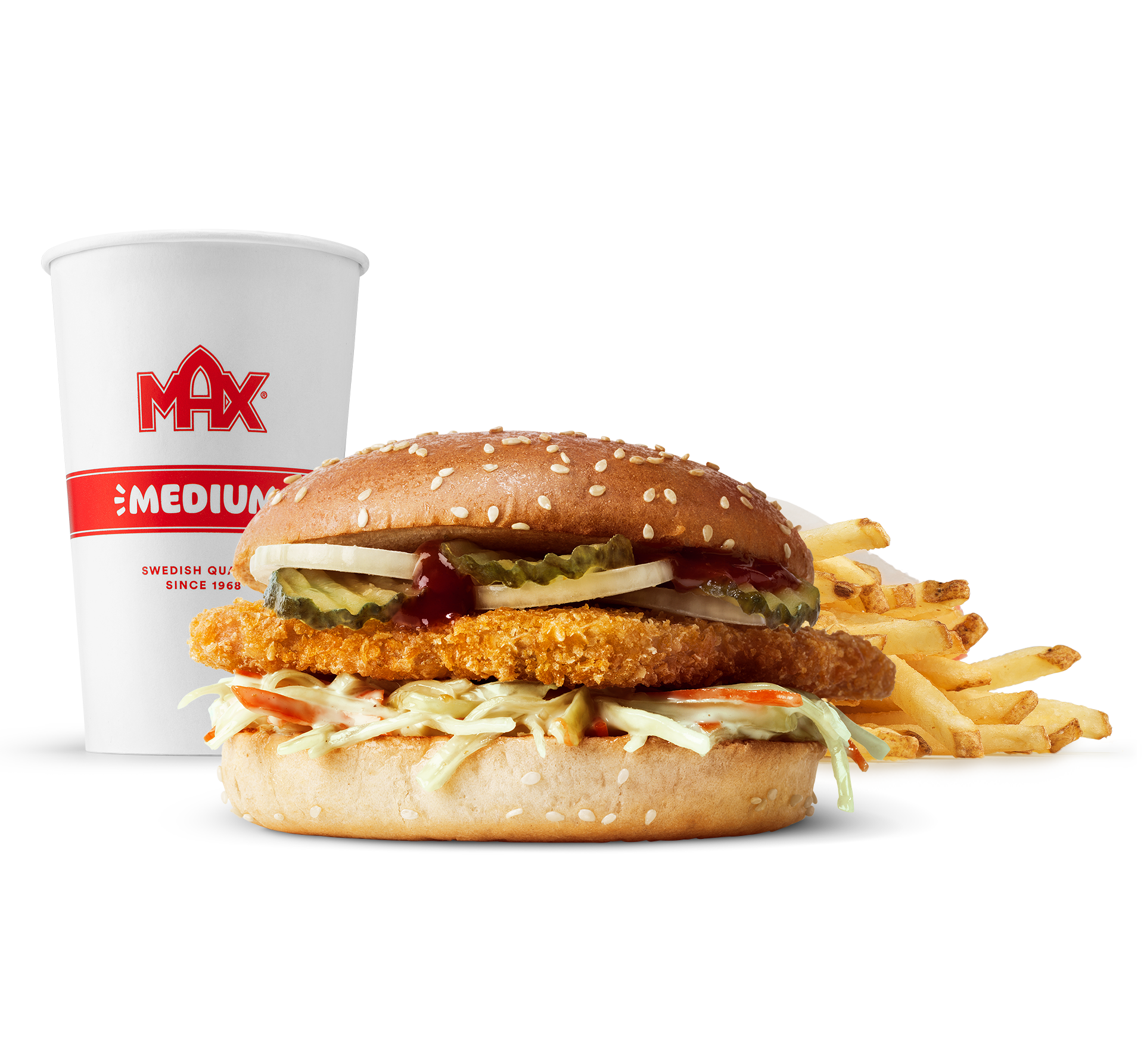 Crispy No Chicken BBQ-menu