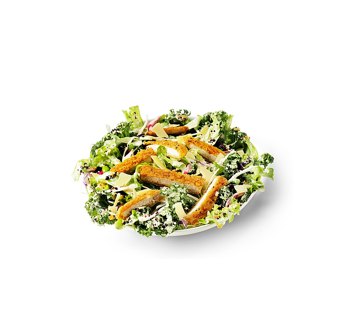Green Kale Caesar Salad​