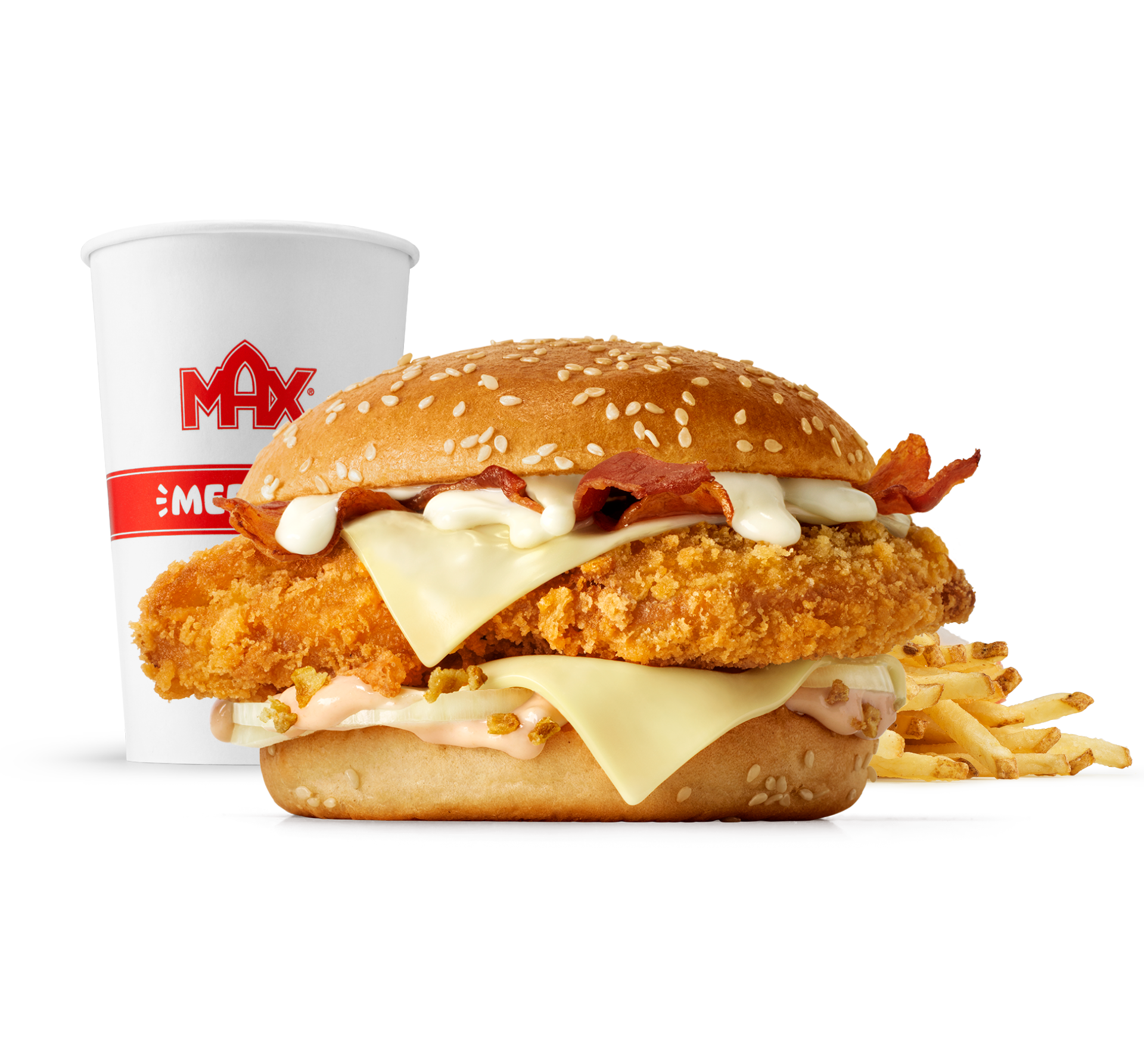 Raclette Melt Grand Chicken 'n' Bacon-mål