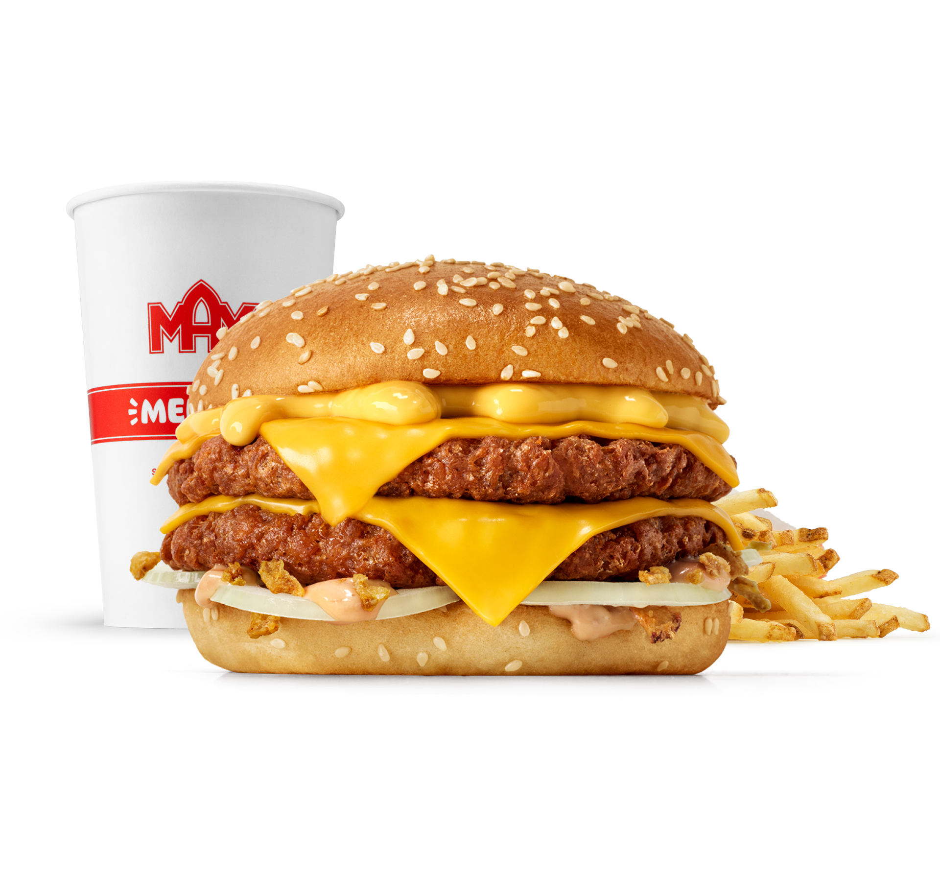 Cheddar Melt Plant Beef-mål