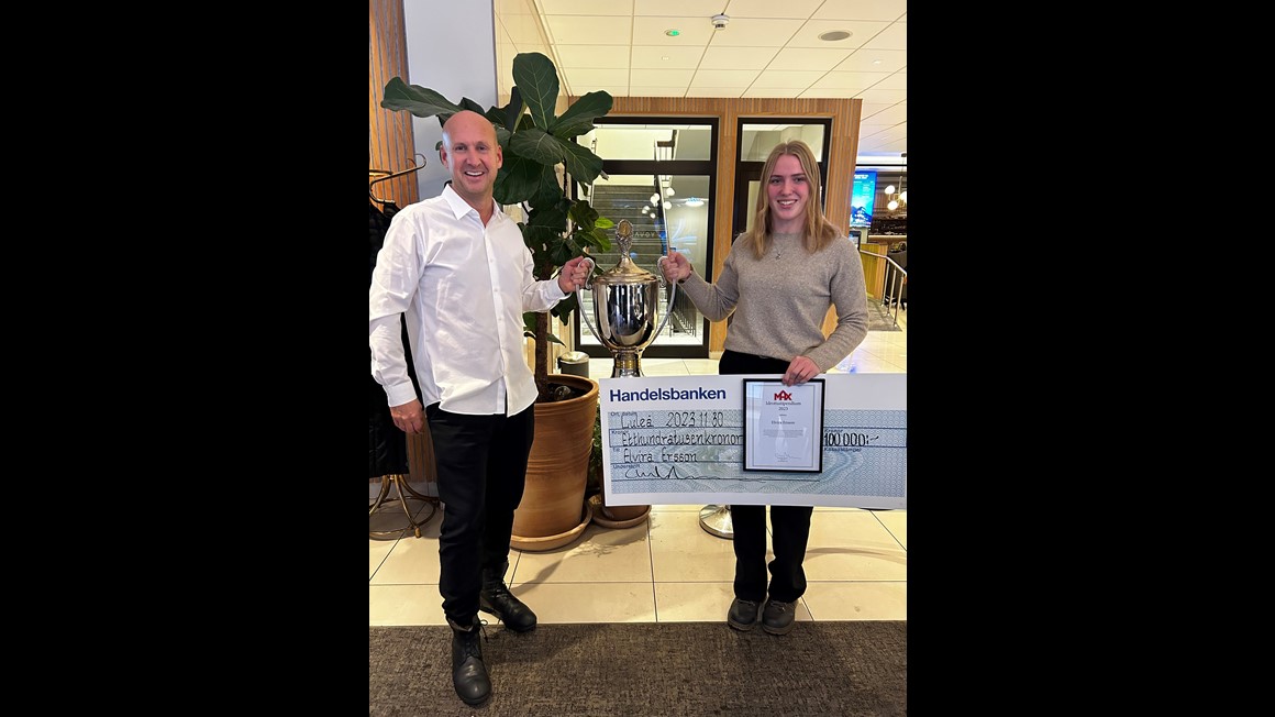Christoffer Bergfors och Elvira Ersson
