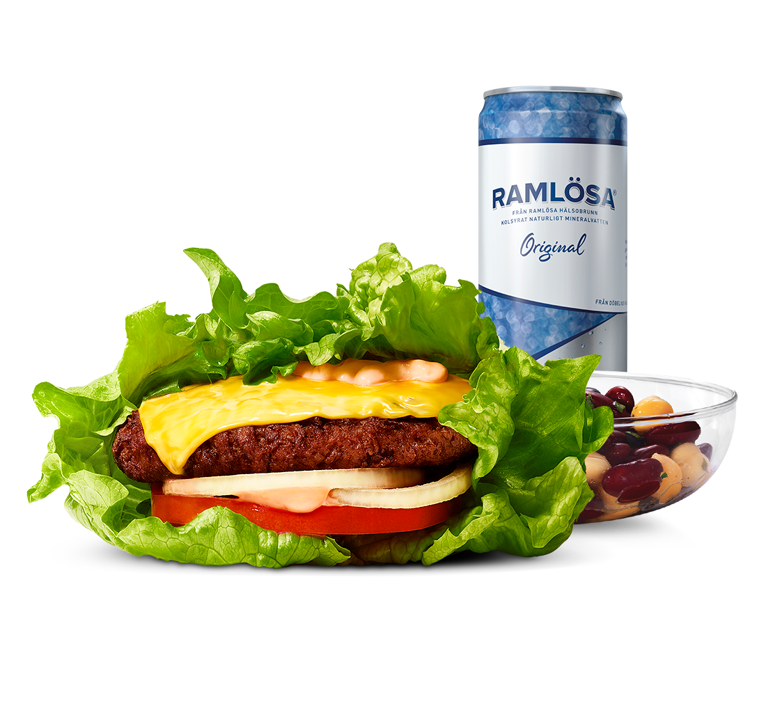 Salad Wrap Plant Beef-mål