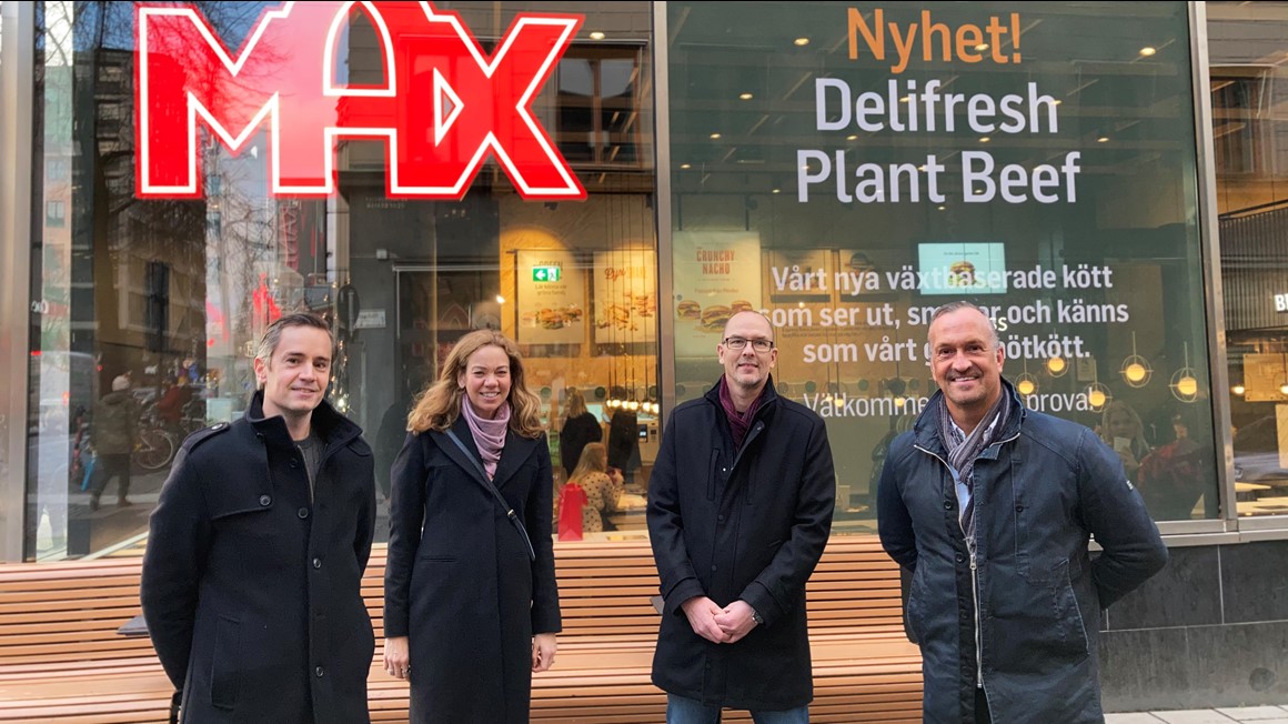 Morgan Jensen, Mediechef MAX, Maria Ziv, Global CMO MAX, Jochum Forsell Senior Partner Hear, Urban Hilding, VD Hear