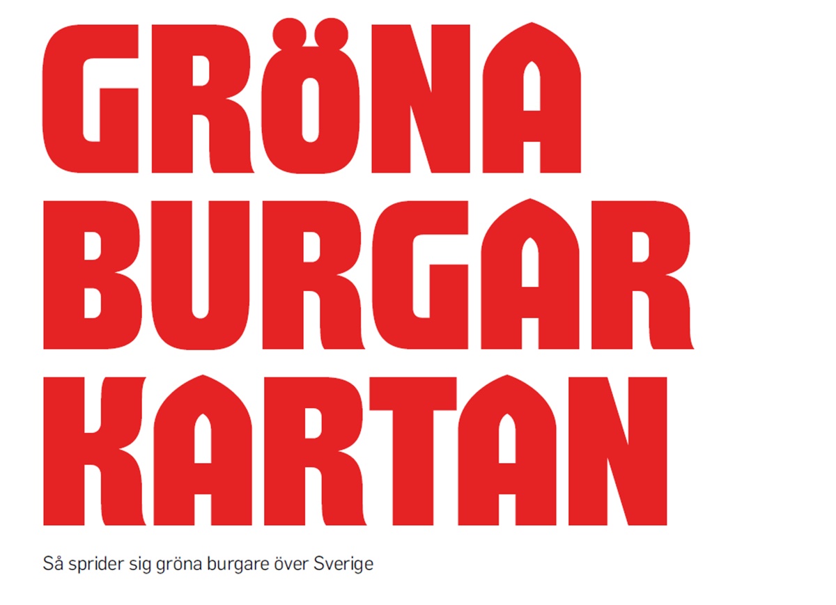 gröna burgarkartan
